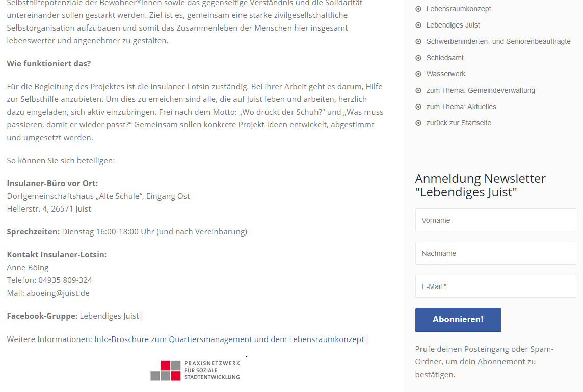 02 screenshot homepage inselgemeinde