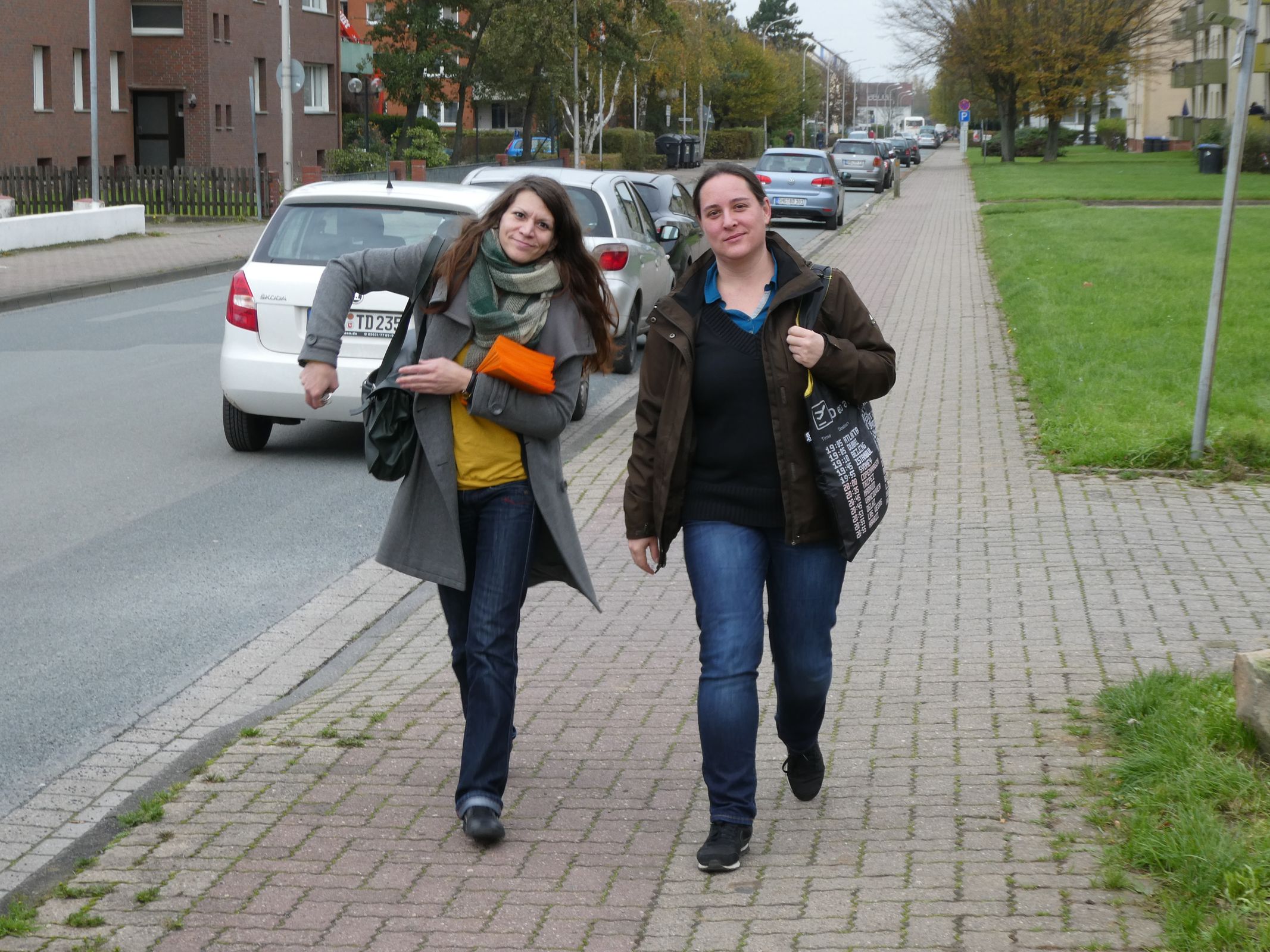 15 im quartier unterwegs