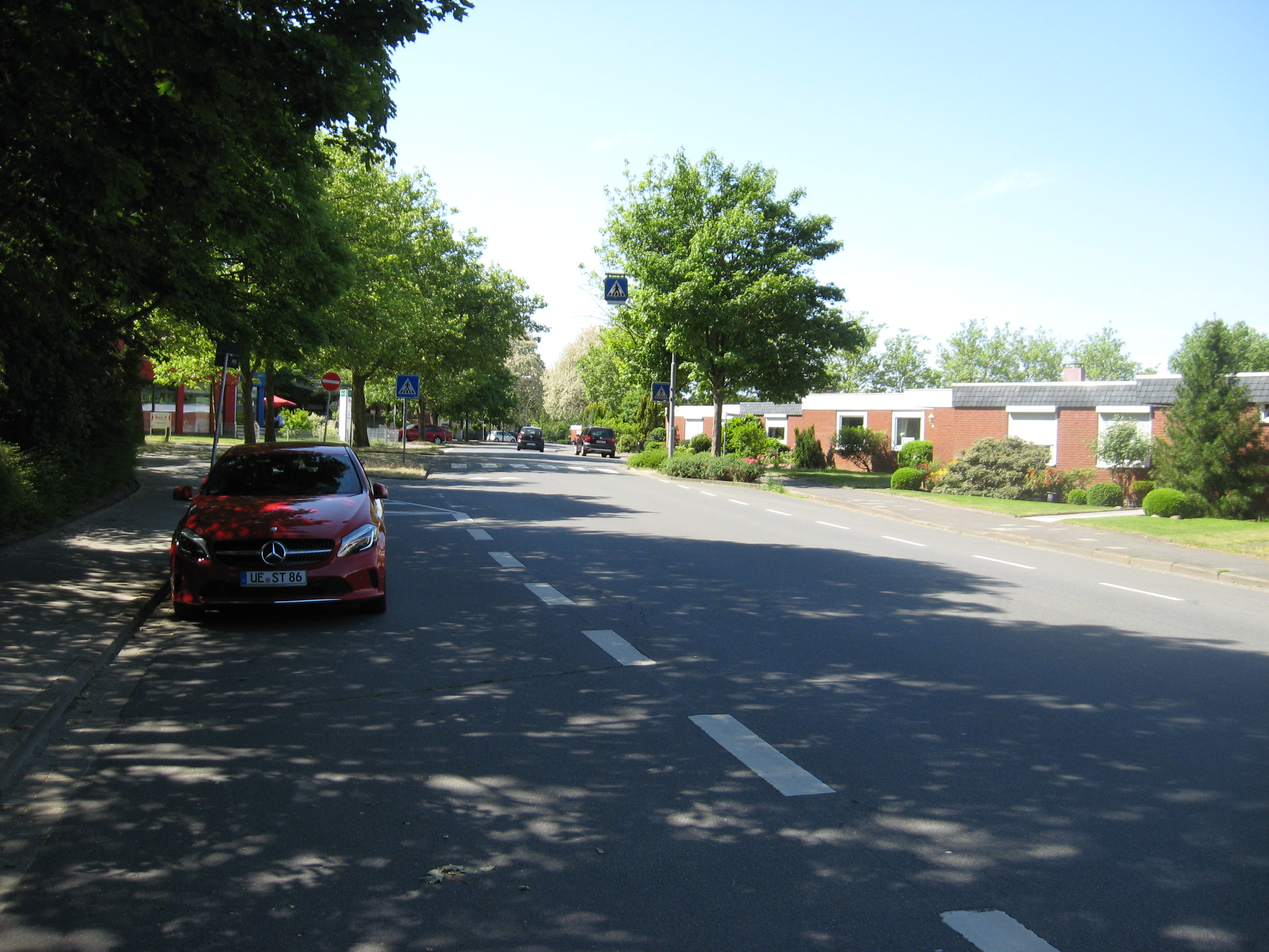 einfahrtstr. zum stadtteil