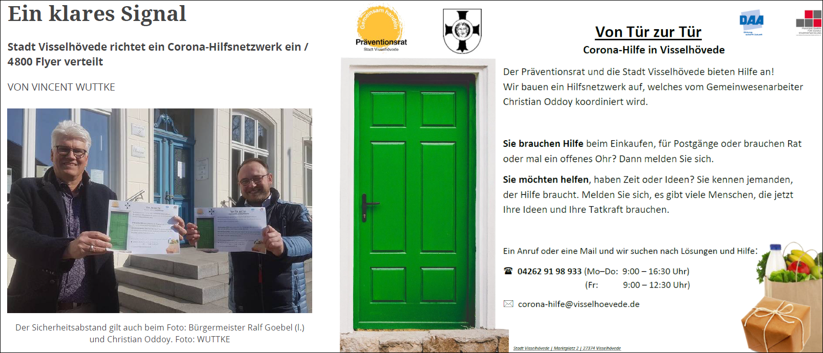 flyer und artikel
