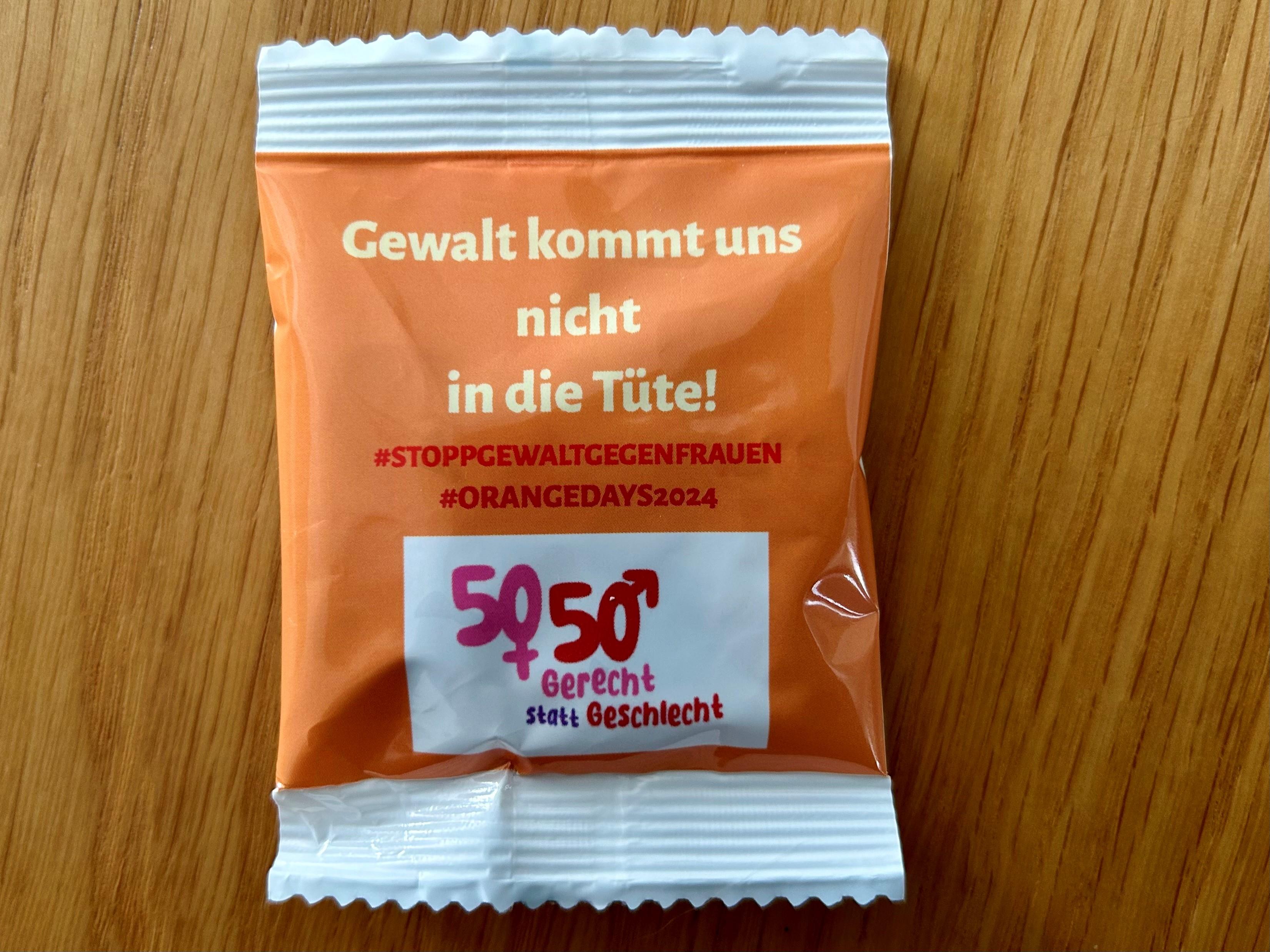 gewalt kommt uns nicht in die tuete