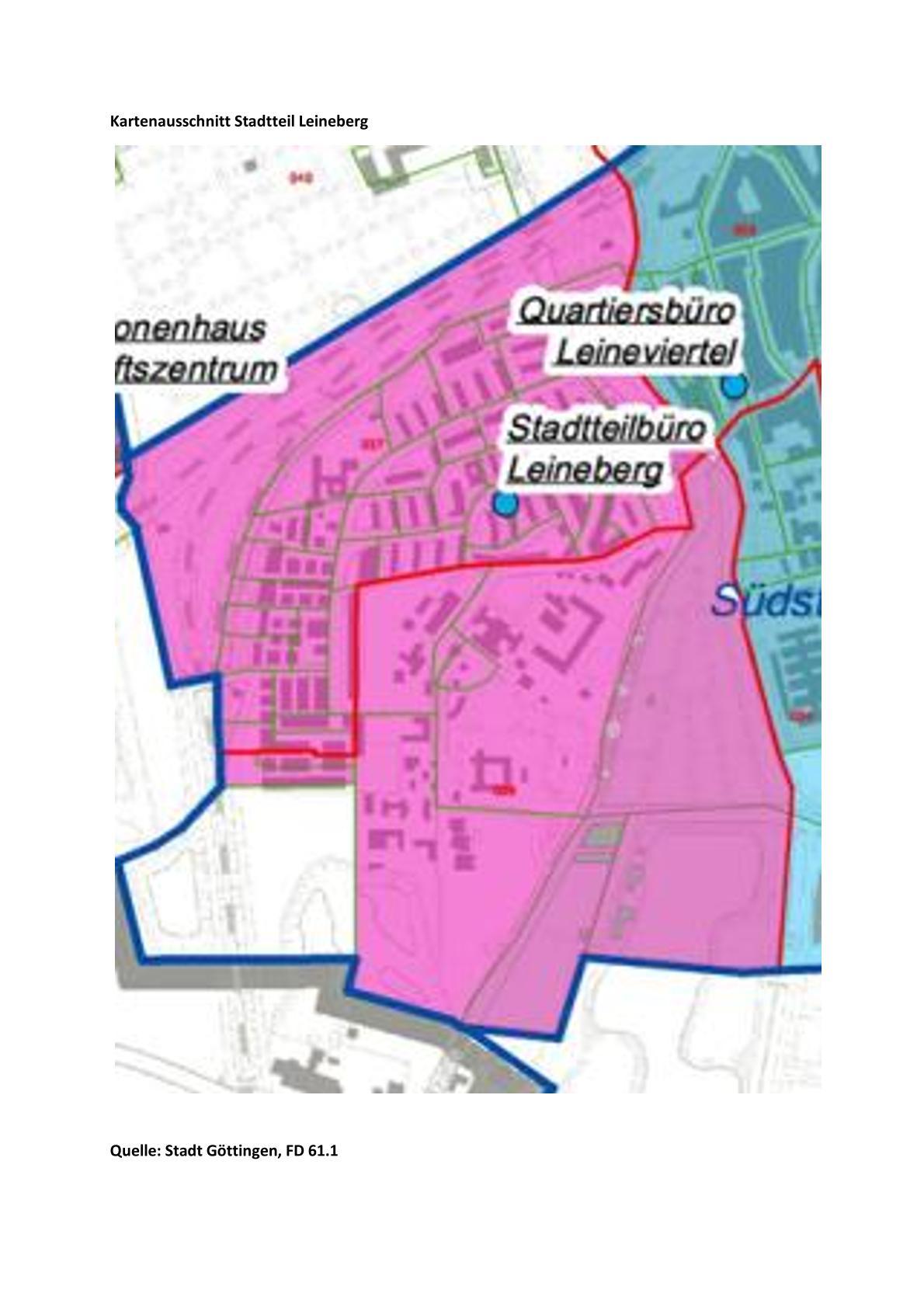 kartenausschnitt stadtteil leineberg 1