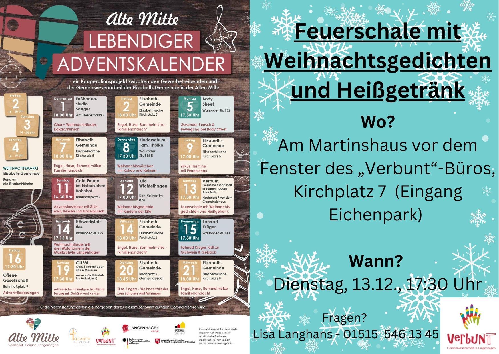 lebendiger adventskalender