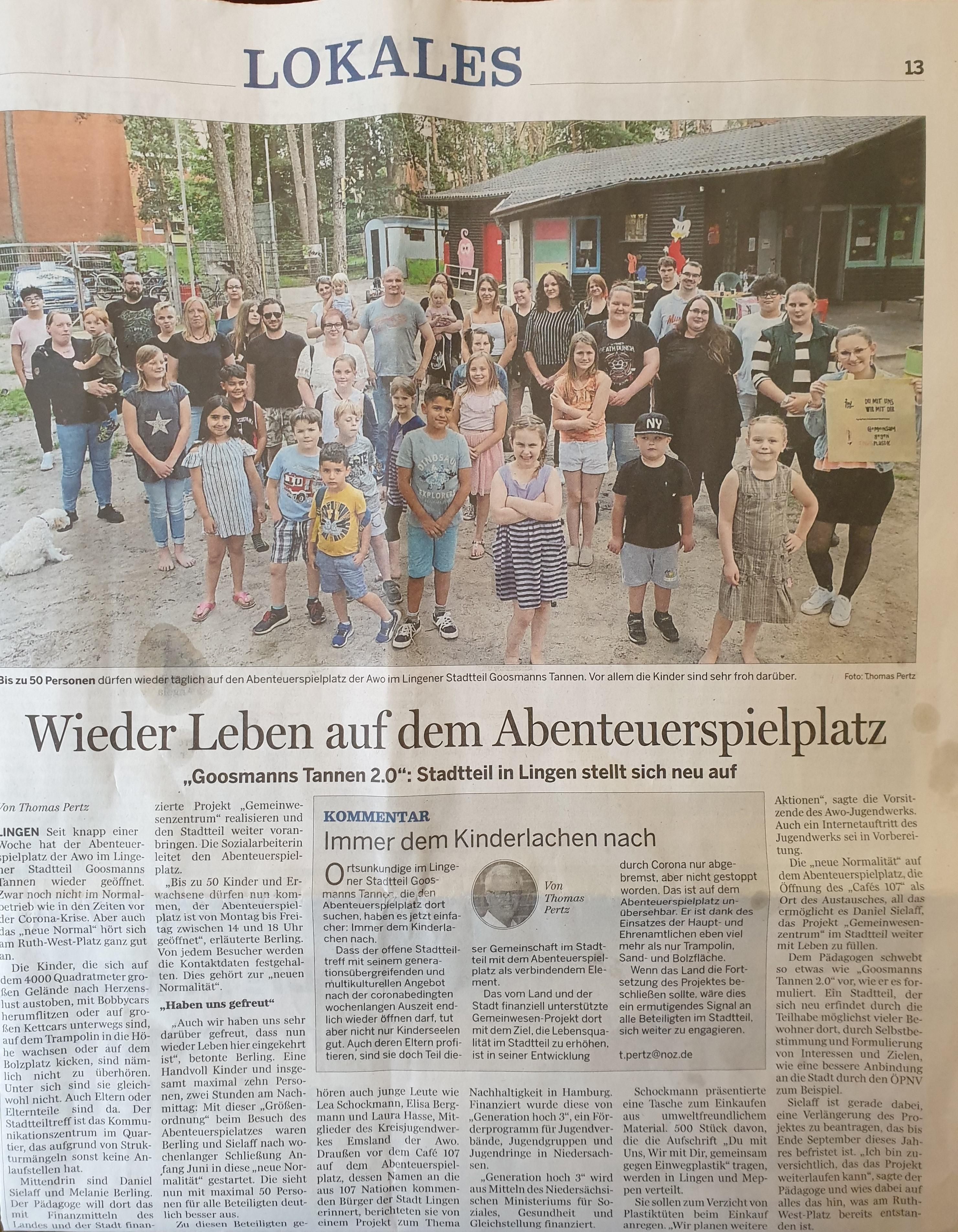 lingener tagespost vom 22.07.2020