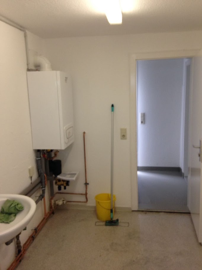 neue gastherme nach einbau