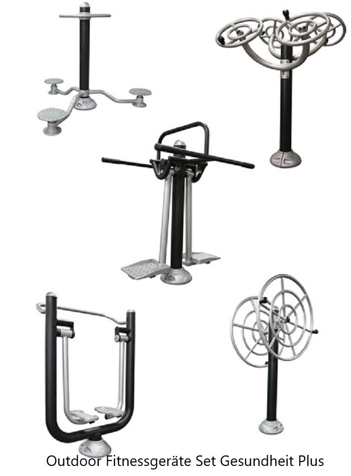 outdoor fitnessgeraete set gesundheit plus