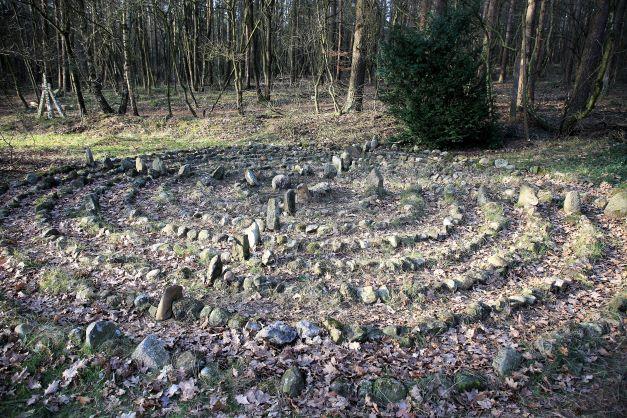 symbol labyrinth einwegzurmitte