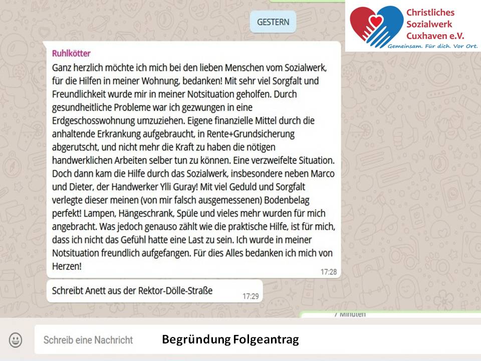 whatsapp nachbarin