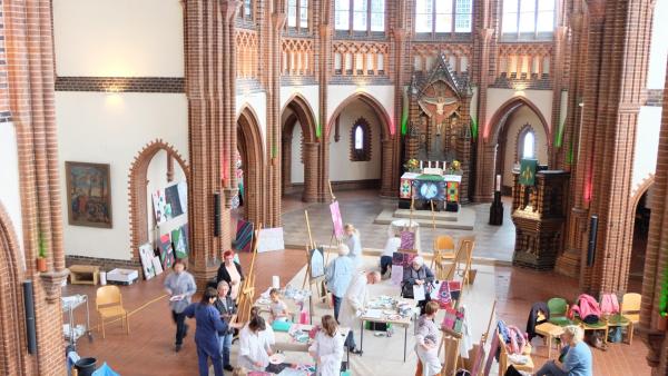 150 jahre elisabeth malworkshop in der kirche