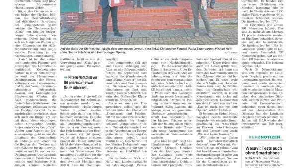 20210414 zeitungsartikeldieharke bittenurinternenutzung