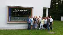 beratungsstelle mit fenster