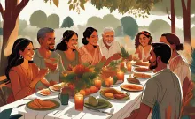 gemeinschaft braucht begegnung   treffpunkte fuer ein lebendiges dorf visionsskizze sonntags brunch interkultureller kochabend