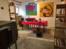 keramikwerkstatt mit tonofen