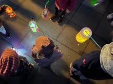 laternenfest mit kita schule und kirchengemeinden