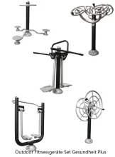 outdoor fitnessgeraete set gesundheit plus