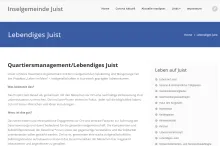 screenshot homepage inselgemeinde